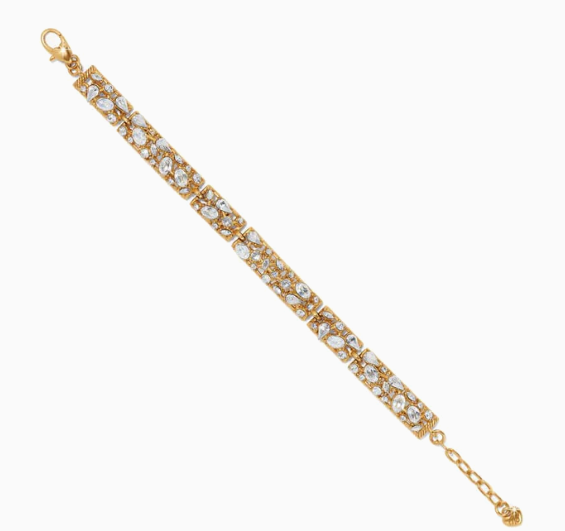 One Love Golden Link Bracelet by Brighton