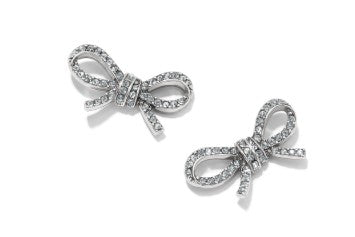 Illumina Bow Post Earrings by Brighton