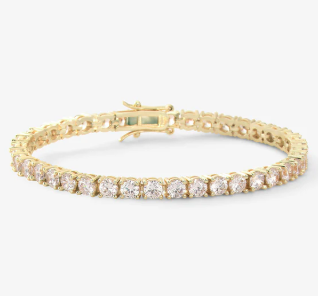 GRAND HEIRESS TENNIS BRACELET by Melinda Maria - Yellow