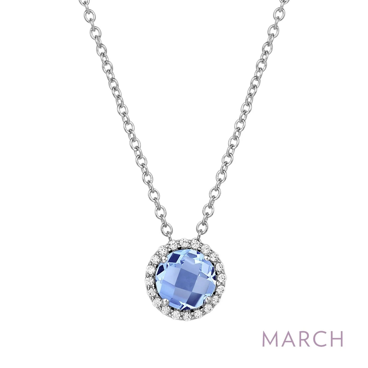 March Birthstone Necklace by Lafonn