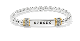 Meridian Strong Two Tone Stretch Bracelet by Brighton