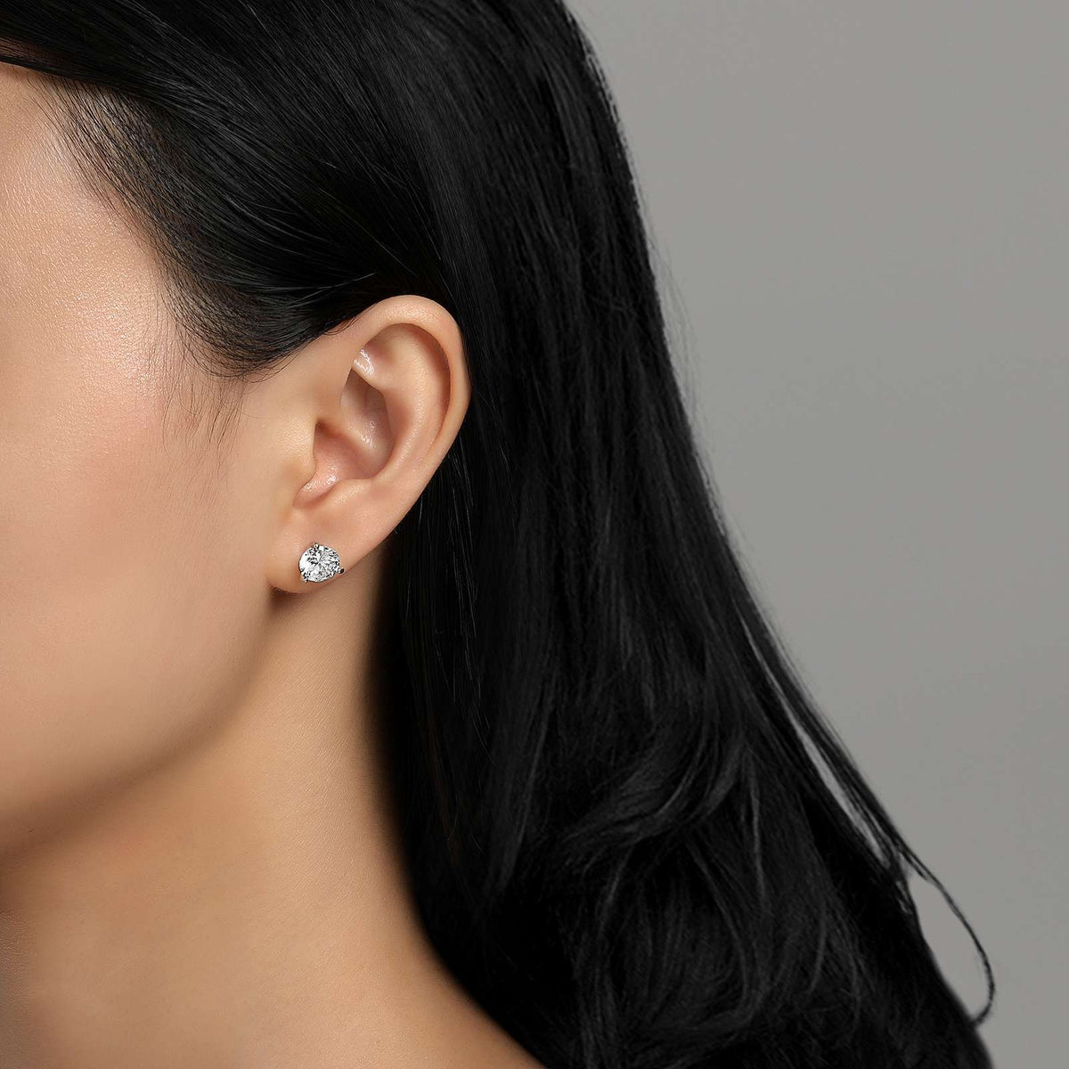 4 CTW 3 PRONG Martini Stud Earring by Lafonn-
