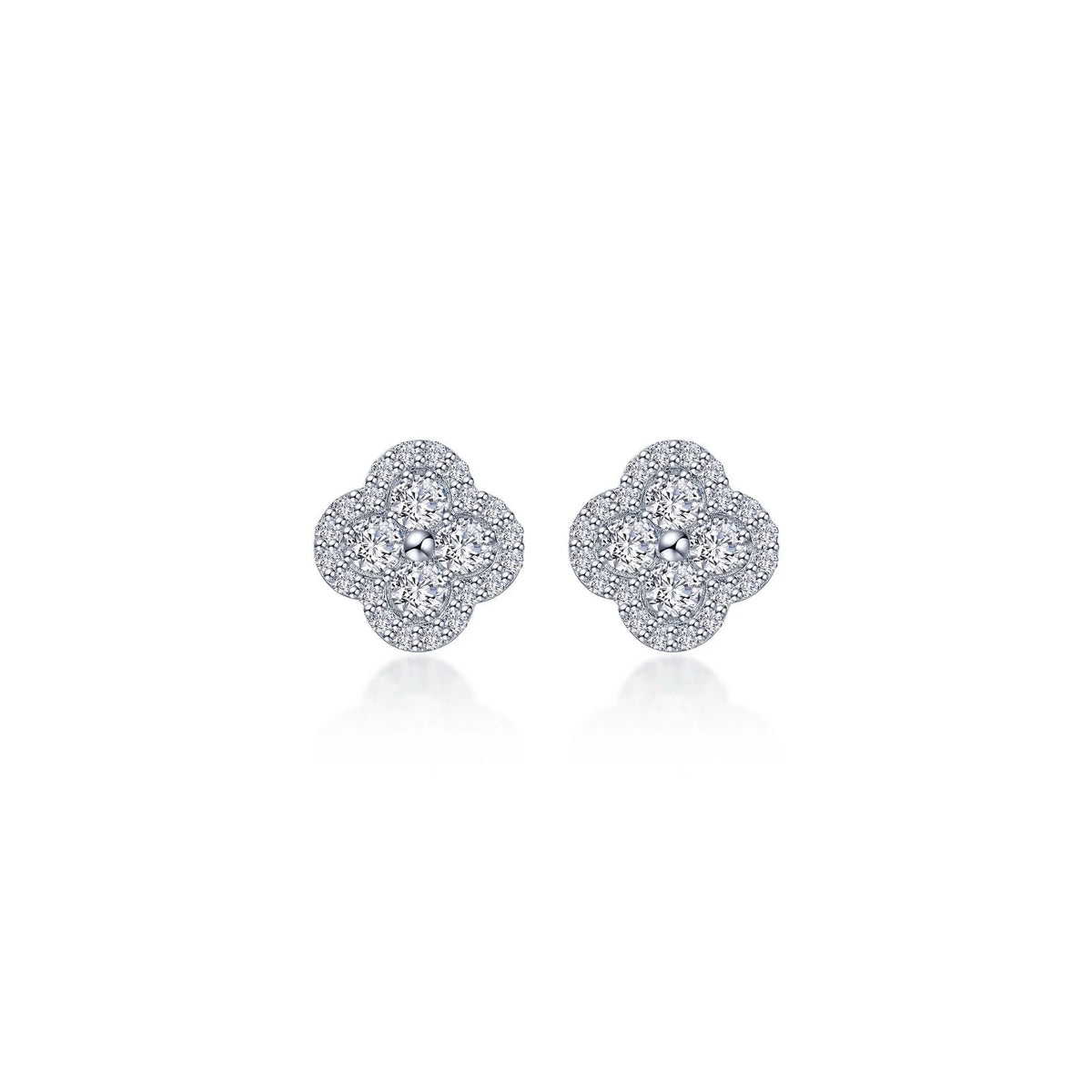 0.8 CTW Halo Stud Earrings by Lafonn