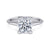 Ellis - 14K White Gold Round Diamond Engagement Ring