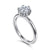 Kamera - 14K White Gold Round Solitaire Engagement Ring