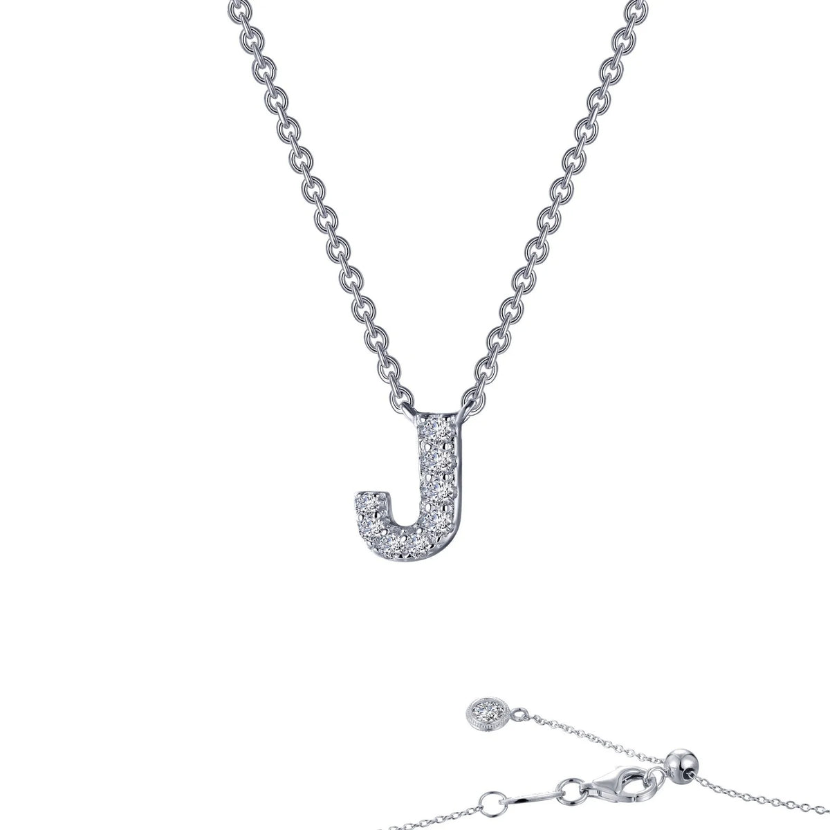 Initial Letter Pendant Necklace A-Z by Lafonn
