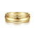 14K Yellow Gold 7mm - Men's Wedding Band in High Polished Finish