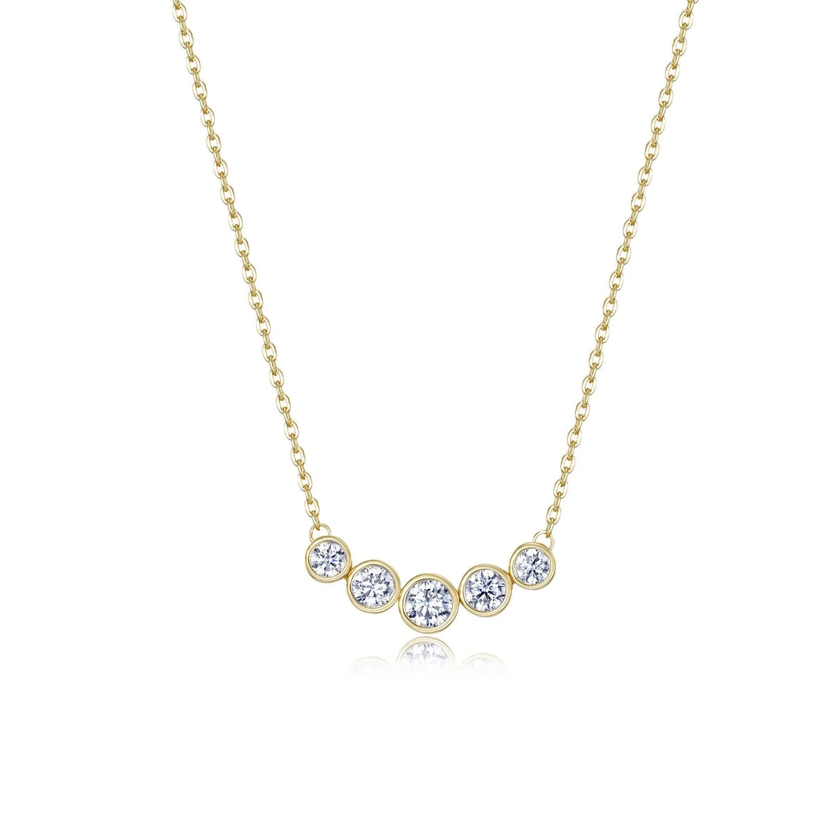 Olive Bezel Necklace by Lafonn