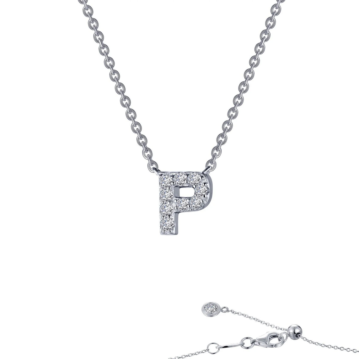 Initial Letter Pendant Necklace A-Z by Lafonn