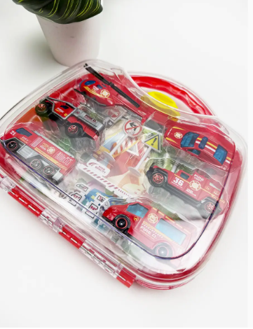Kids Metal Alloy Cars Fire Truck Series Toys