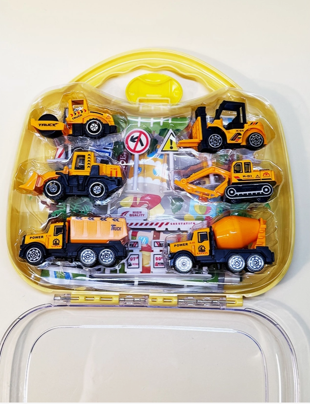 Metal Engineering Cars Set Toys