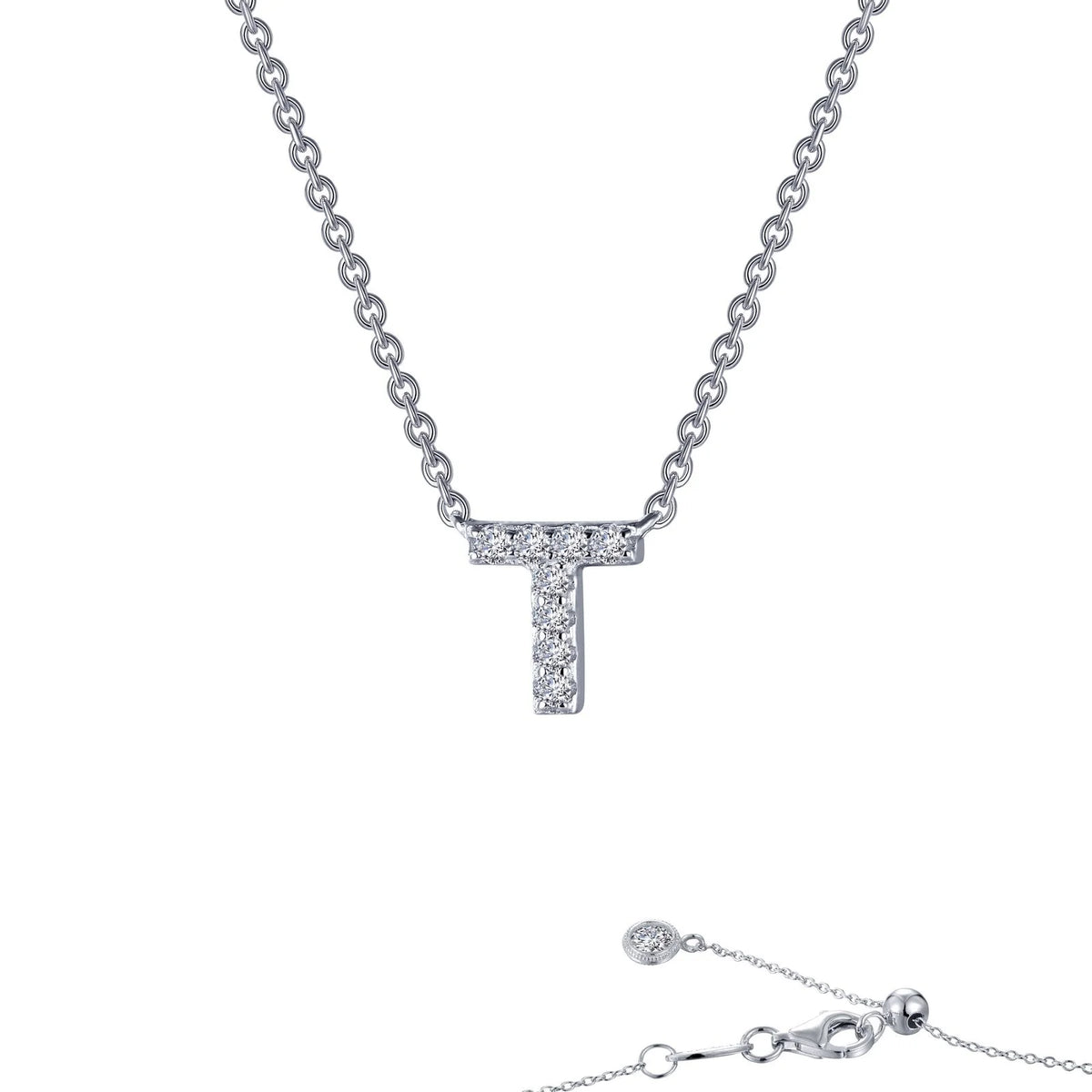 Initial Letter Pendant Necklace A-Z by Lafonn
