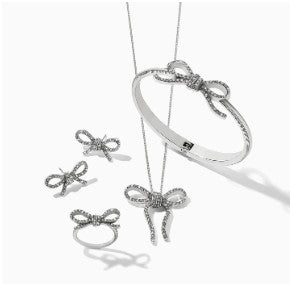 Illumina Bow Hinged Bangle by Brighton