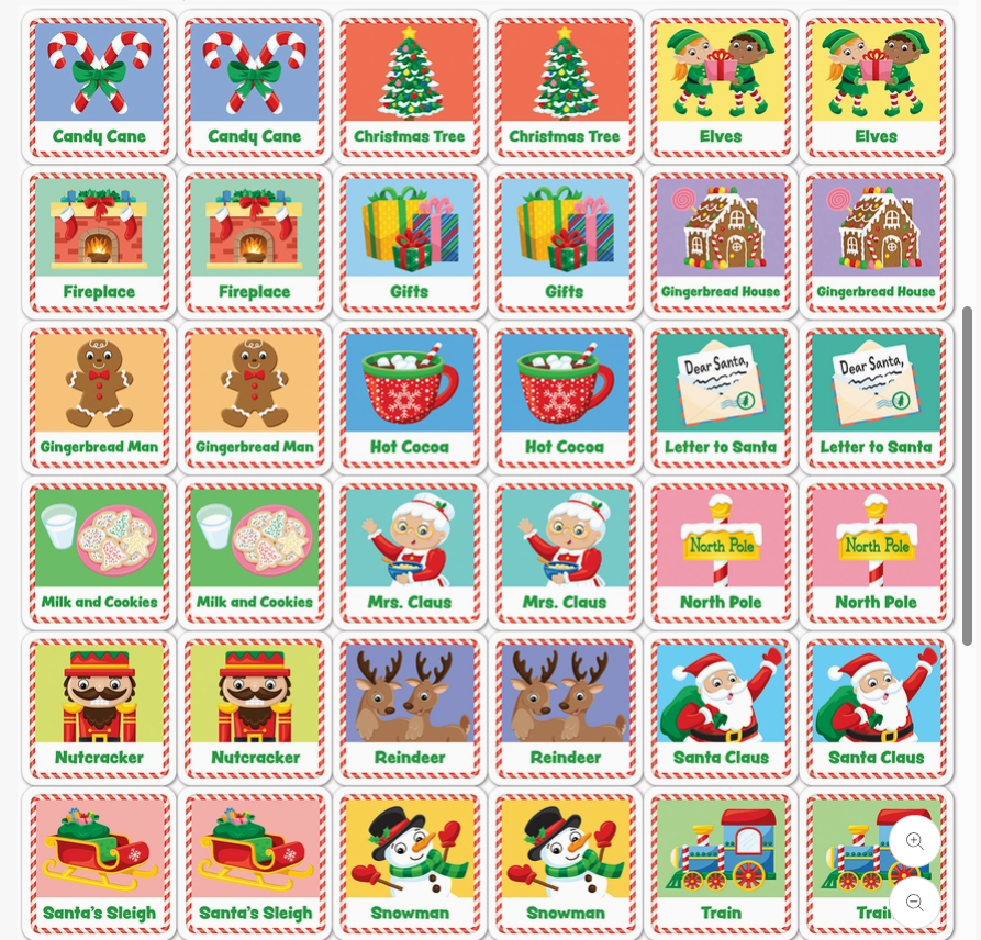 Candy Cane Kingdom Matching Game