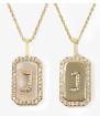Love Letters Double Sided Mother-of-Pearl Initial Pendant Necklace by Melinda Maria