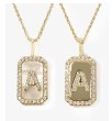 Love Letters Double Sided Mother-of-Pearl Initial Pendant Necklace by Melinda Maria