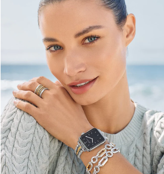 Pretty Tough Two Tone Smart Watch Band by Brighton