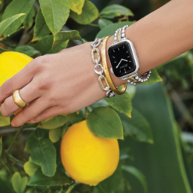 Pretty Tough Two Tone Smart Watch Band by Brighton