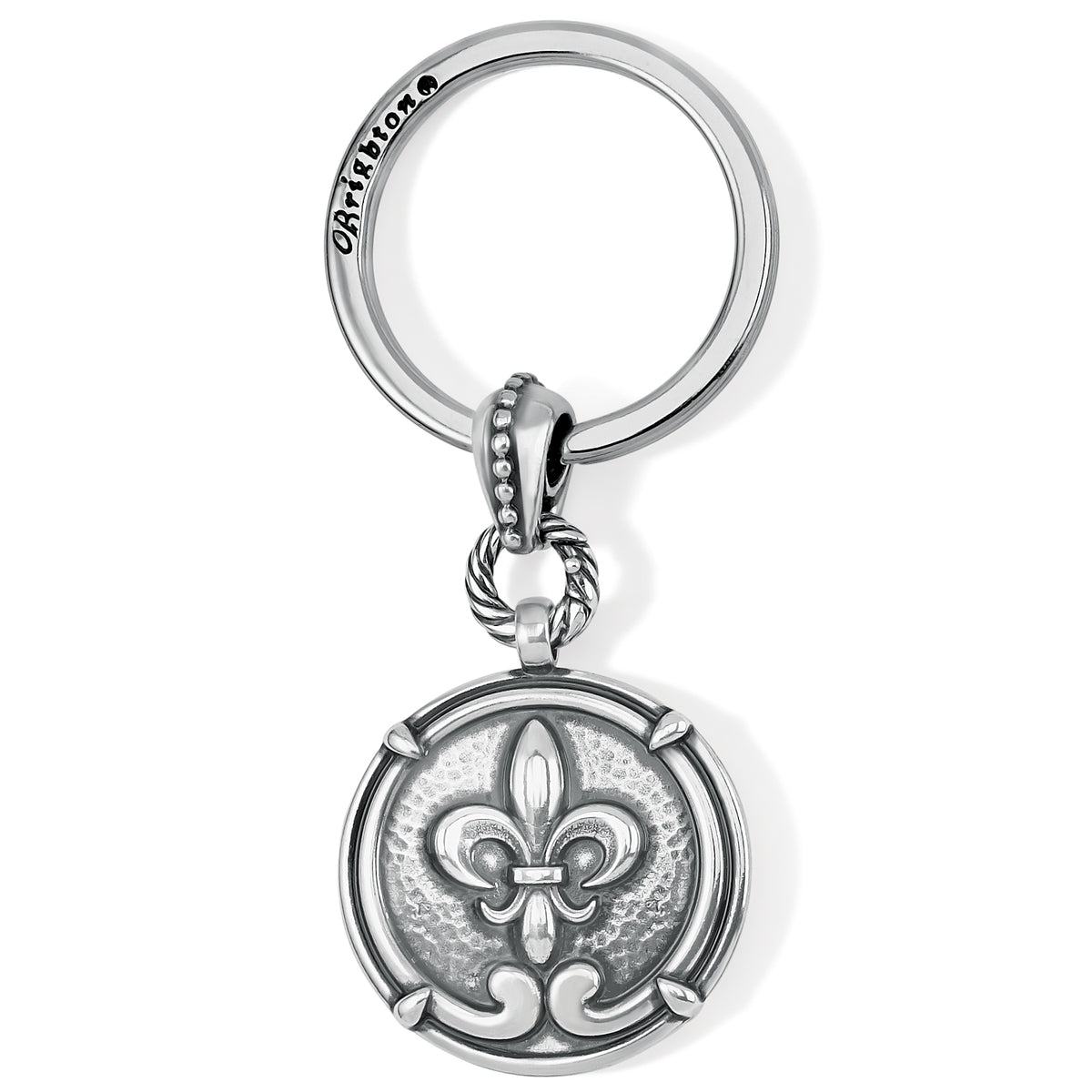 Ferrara Fleur De Lis Key Fob By Brighton