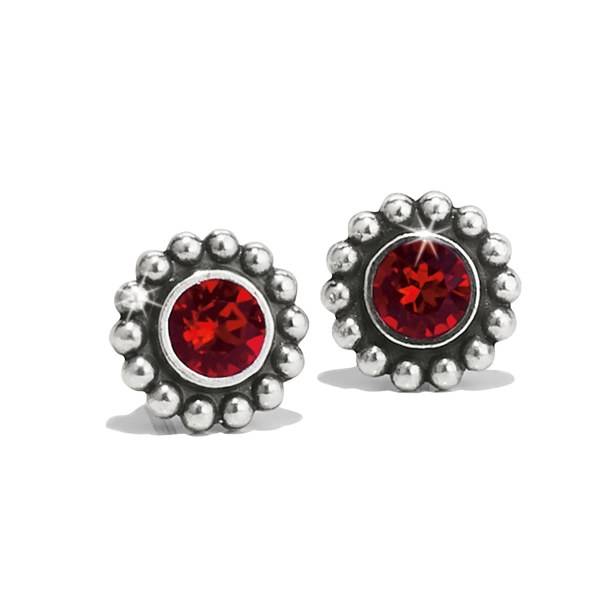 Ruby Twinkle Mini Post Earrings-July by Brighton