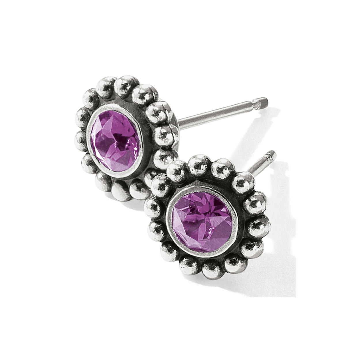 february birthstone earrings by Brighton