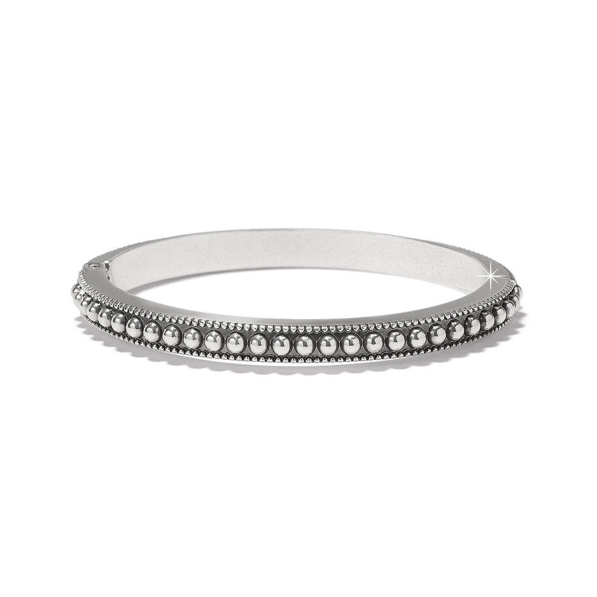 Pretty Tough Gem Hinged Bangle by Brighton