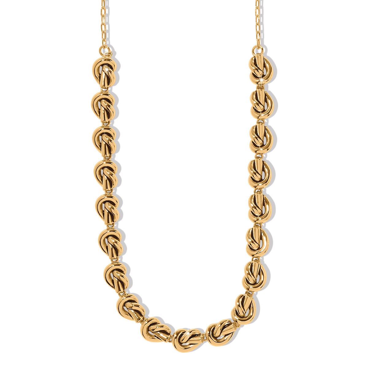 Interlok Single Knot Collar Necklace by Brighton