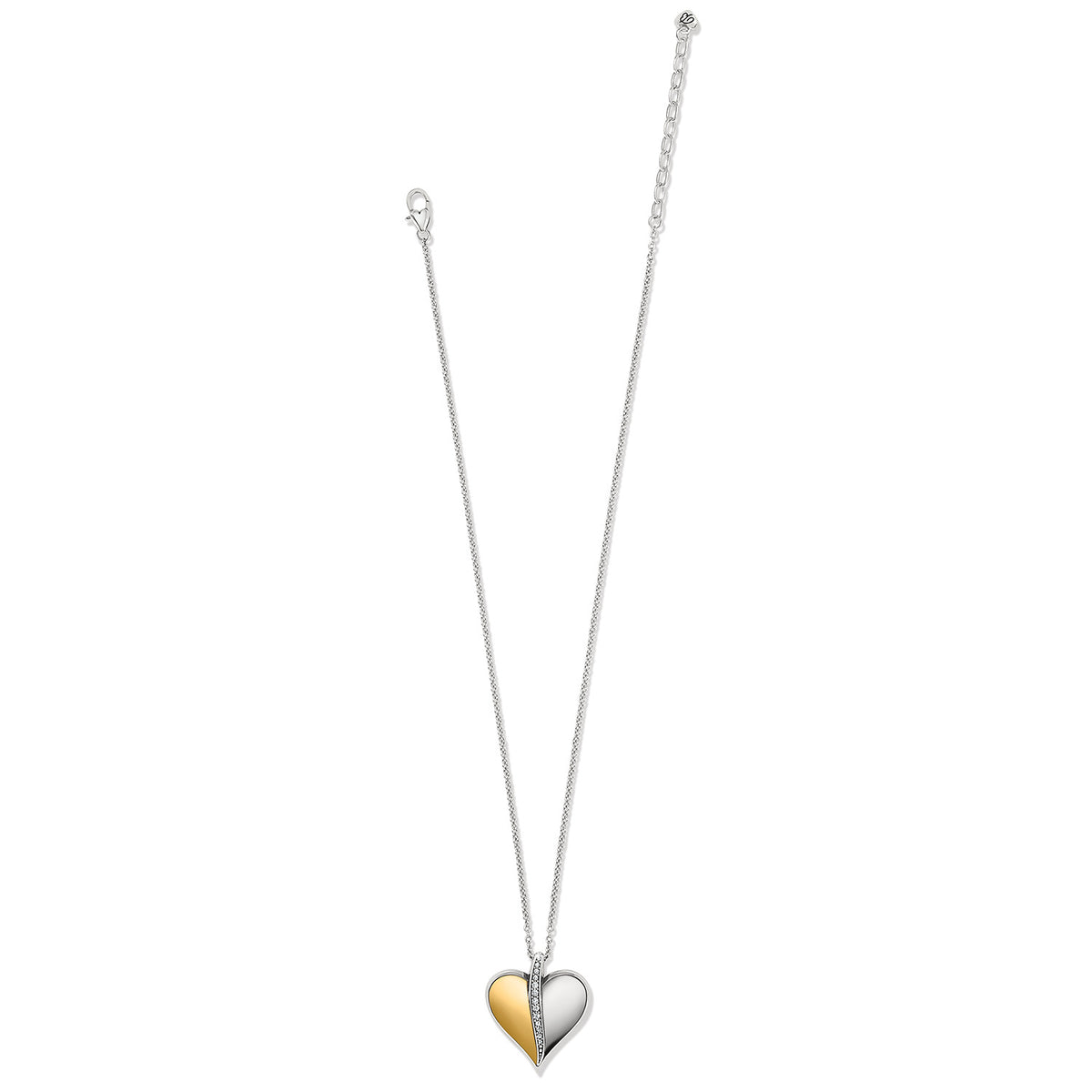 Precious Heart Two Tone Necklace by Brighton