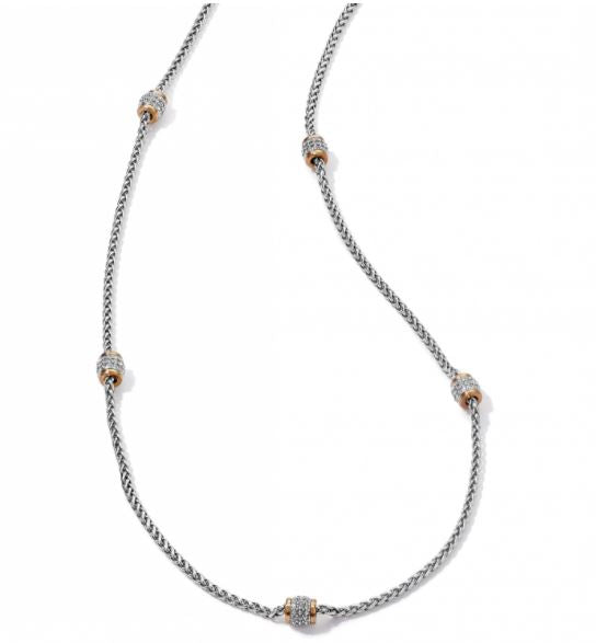 Meridian Two Tone Long Necklace
