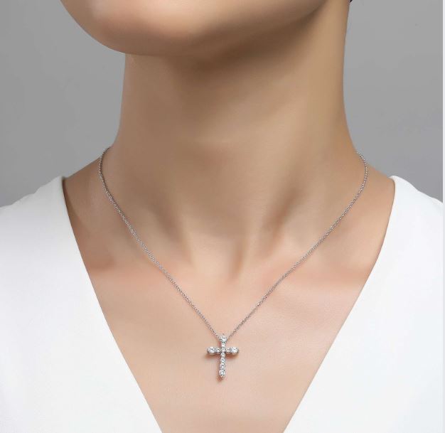 Best selling 0.67 CTW Cross Pendant Necklace by Lafonn