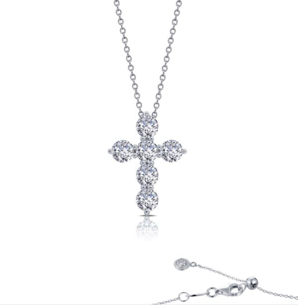 1.02 CTW Cross Pendant Necklace by Lafonn