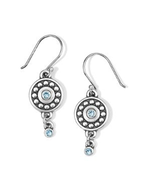 Pebble Dot Medali Reversible French Wire Earrings by Brighton