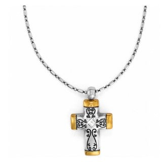 Venezia Petite Cross Necklace by Brighton
