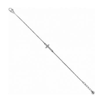 Inner Shine Cross Anklet by Brighton