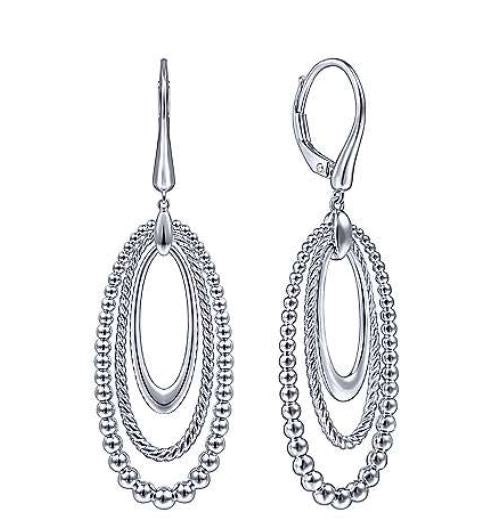 925 Sterling Silver Drop Earrings