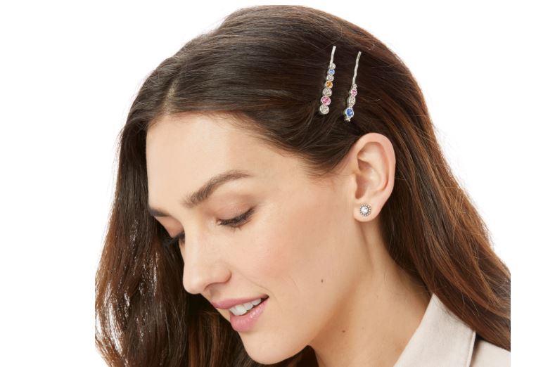 Elora Gem Bobby Pin Set by Brighton