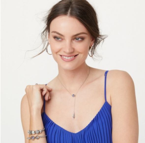 Halo Hinged Bangle by Brighton