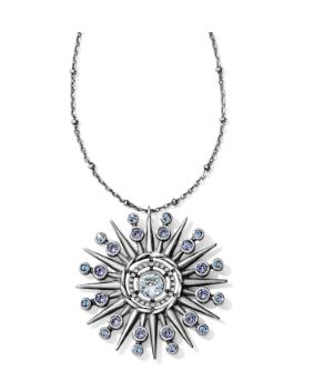 Halo Ice Radiate Necklace by Brighton