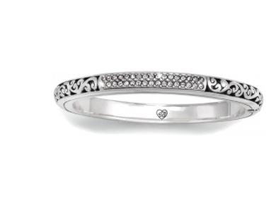 Sacred Cross Hinged Bangle by Brighton
