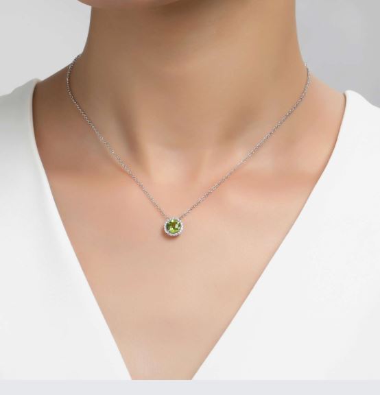 August Birthstone Necklace by Lafonn