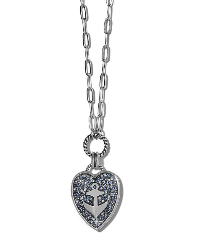 Anchor And Soul Reversible Necklace by Brighton