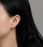 1.26 CTW Halo Stud Earrings by Lafonn
