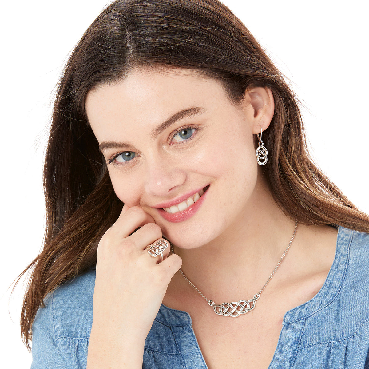 Interlok Braid Petite Leverback Earrings