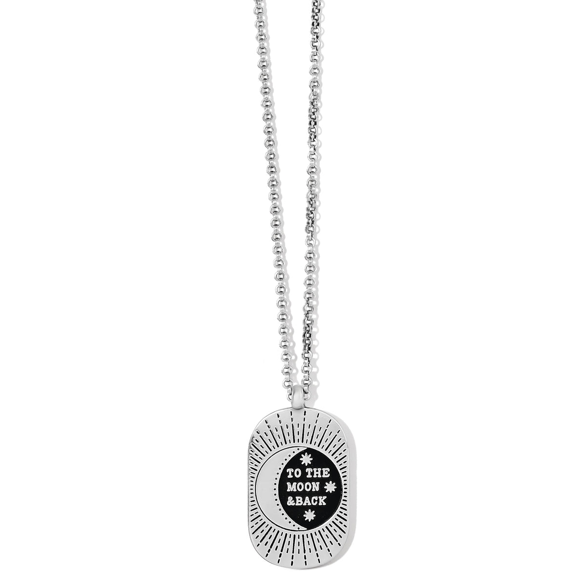 Emblem Moon Necklace by Brighton