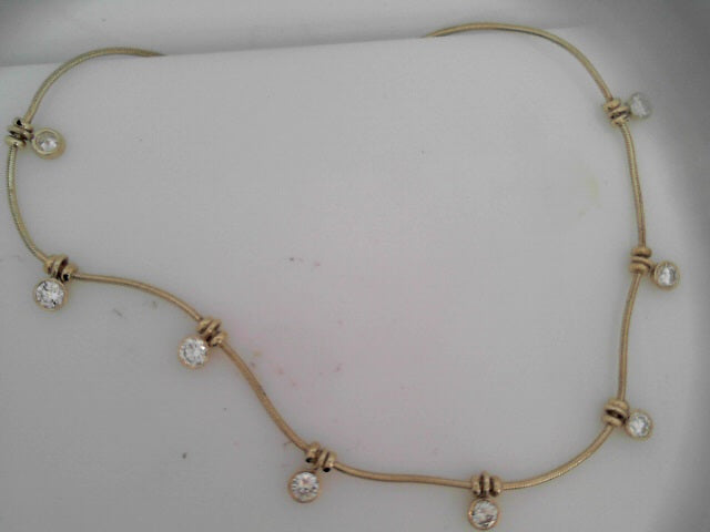 14k necklace & diamond