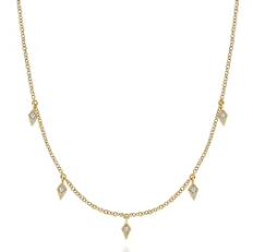 14k necklace & diamond