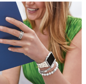 Sutton Braided Leather Watch Band