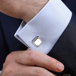 925 Sterling Silver Square Cufflinks