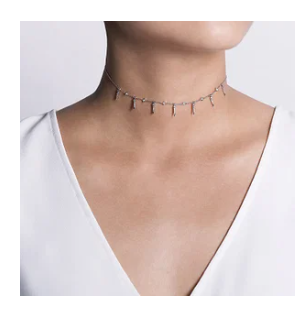 14k necklace &amp; diamond