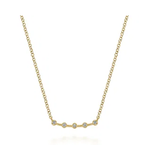 14k necklace &amp; diamond